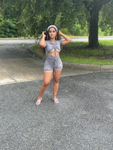 Load image into Gallery viewer, Open Grey Romper
